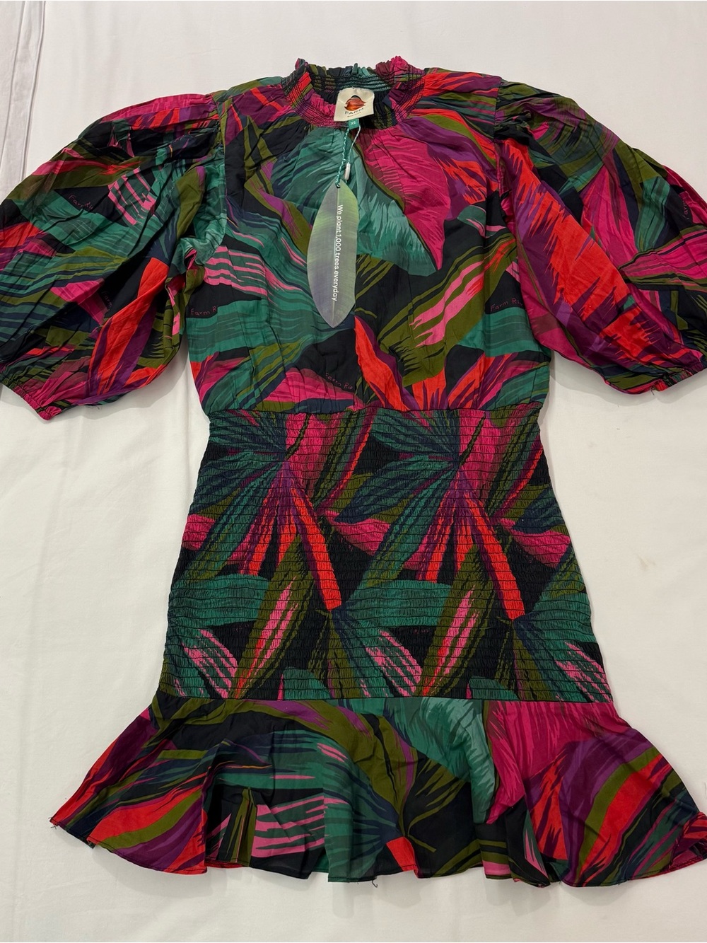 NWT FARM Rio Mini Dress - Picture 2 of 4